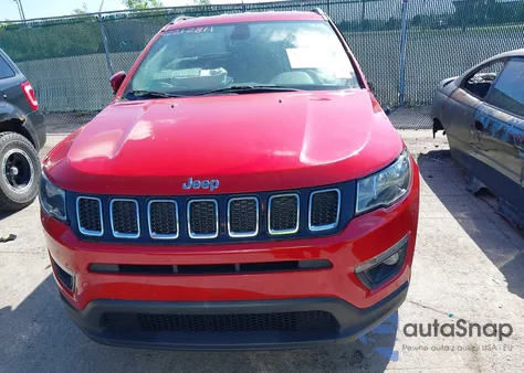 2018 Jeep Compass Latitude 4X4 из США, поврежденный, VIN 3C4NJDBB6JT142740
